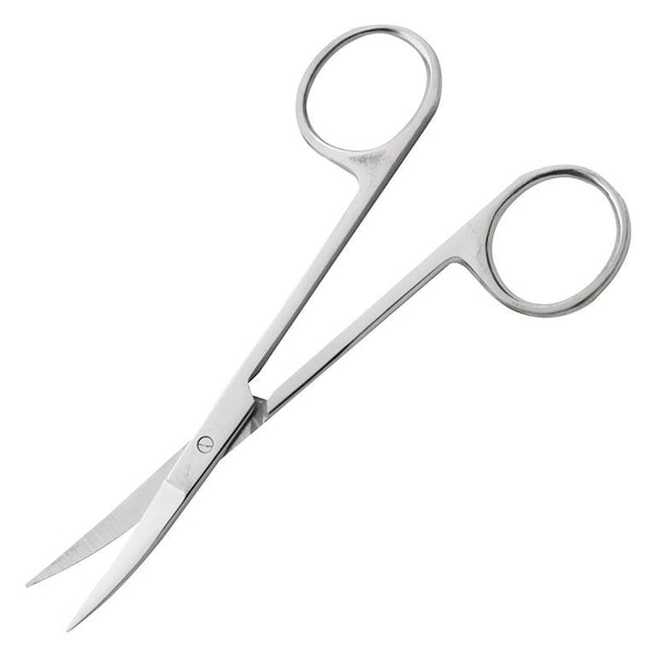 Economy Operating Scissors, Curved, Sharp/Sharp, Economy, Satin, 4.5in, Each 11-106 S/S-S - main